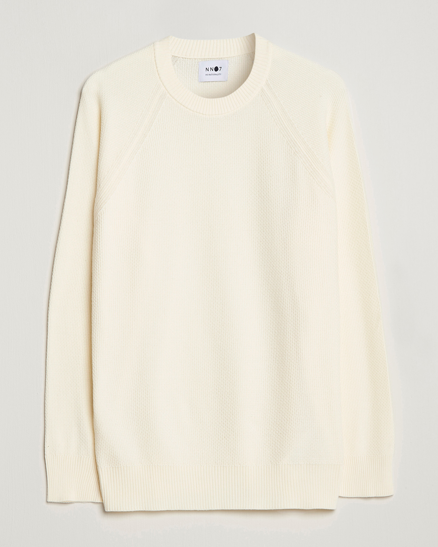 Men | Sweaters & Knitwear | NN07 | Brandon Cotton Knitted Sweater Ecru