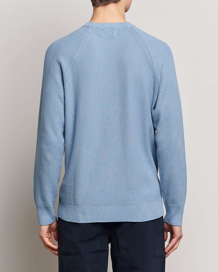 Men | Sweaters & Knitwear | NN07 | Brandon Cotton Knitted Sweater Ashley Blue