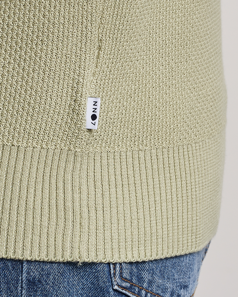 Men | Sweaters & Knitwear | NN07 | Brandon Cotton Knitted Sweater Pale Green