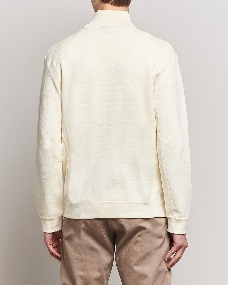 Men | Sweaters & Knitwear | NN07 | Luis Knitted Full-Zip Sweater Ecru