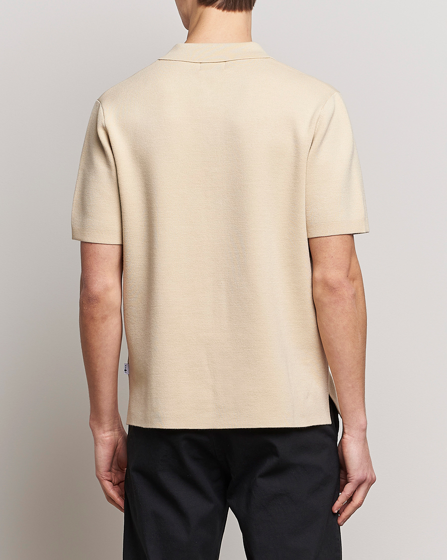 Men | Polo Shirts | NN07 | Harald Knitted Polo Ecru