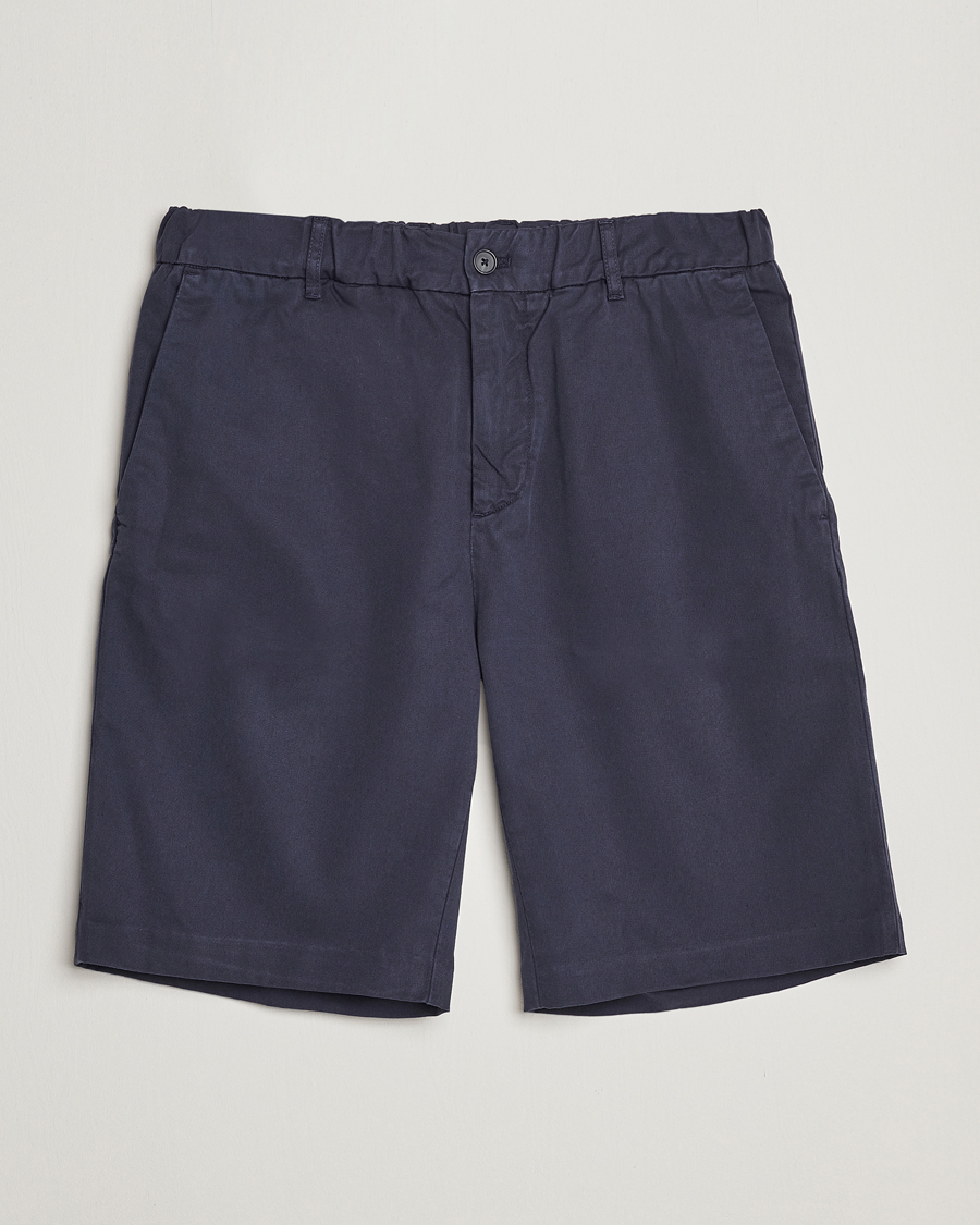 NN07 Theodore Confort Shorts Navy Blue at CareOfCarl.com