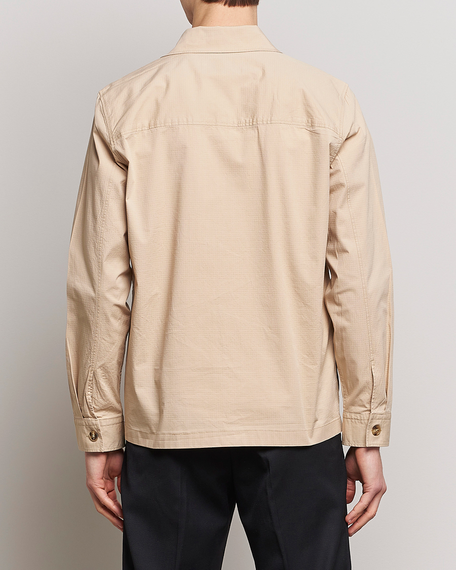 Men | Shirts | NN07 | Wilas Ripstop Overshirt Cream