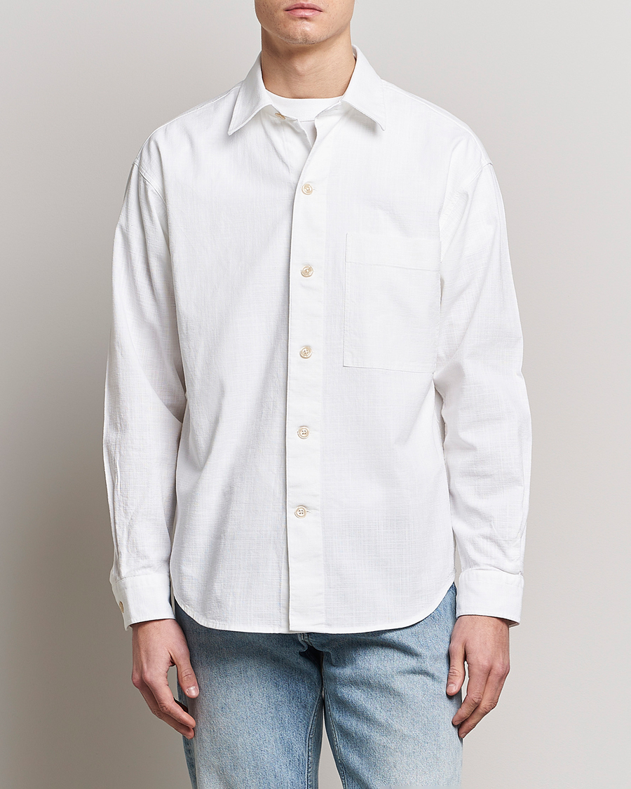Men |  | NN07 | Adwin Cotton Pocket Shirt Off White