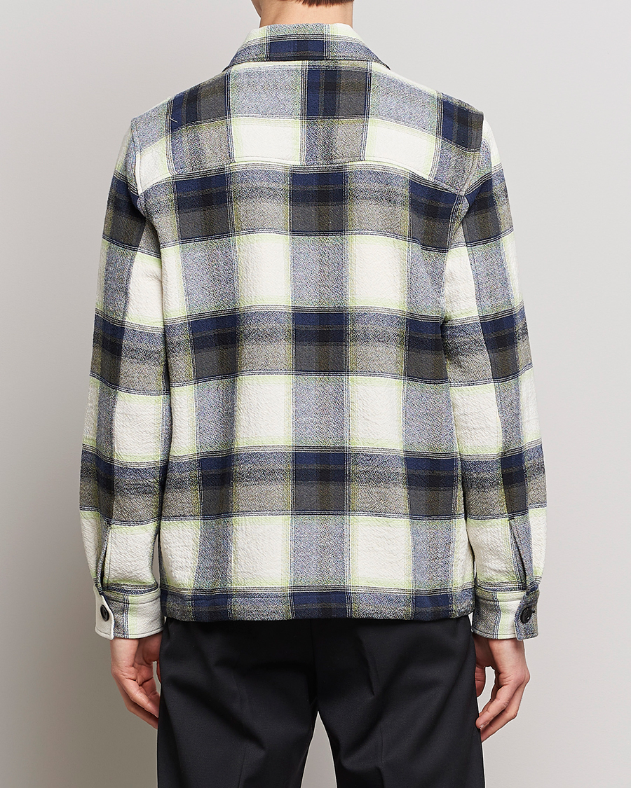 Men | Shirts | NN07 | Wilas Checked Pocket Overshirt Blue