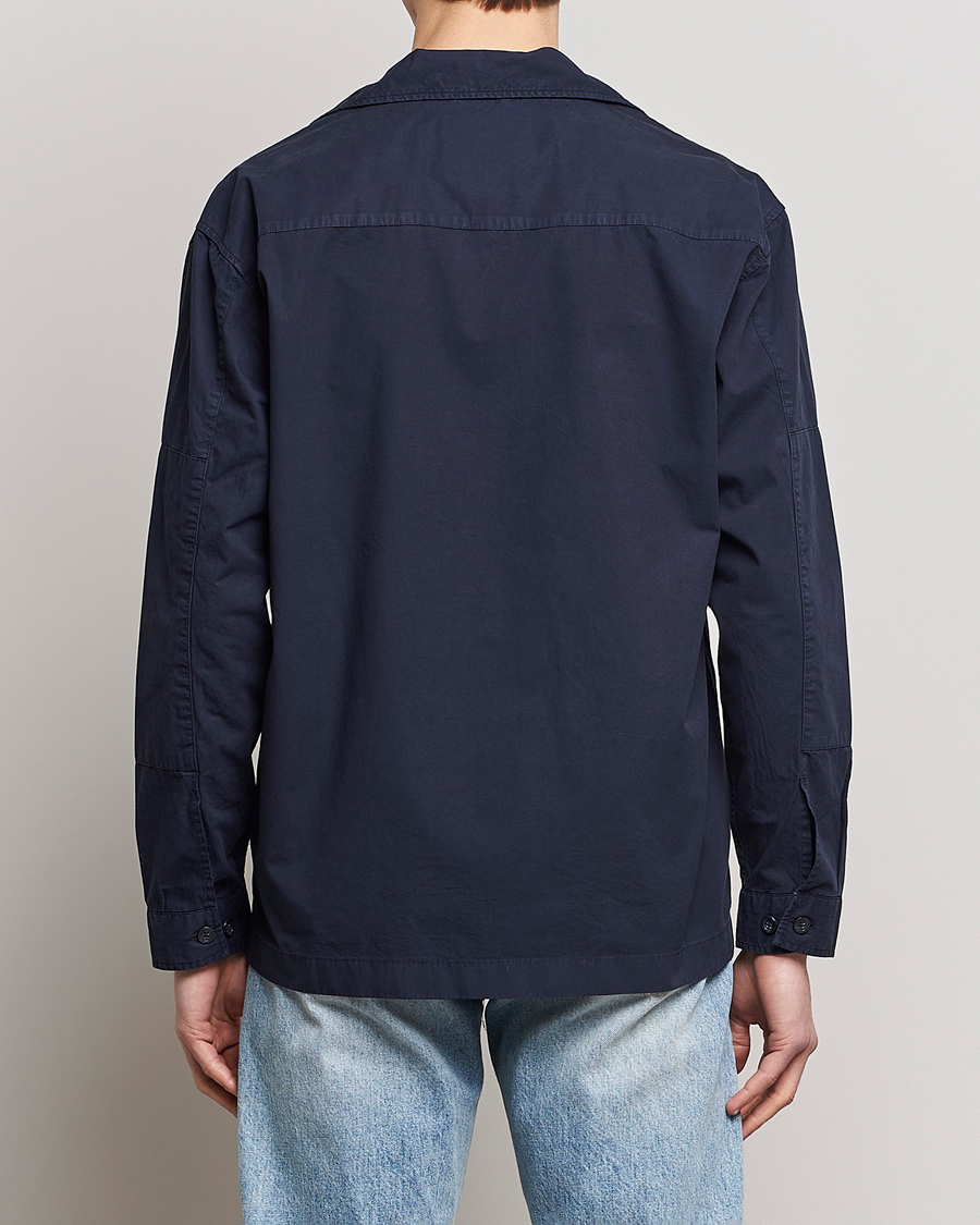 Men | Shirts | NN07 | Andre Patch Pocket Overshirt Navy Blue