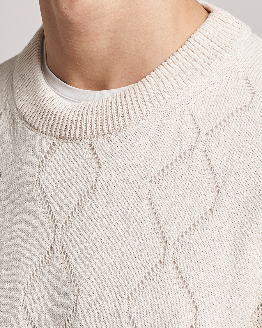 Men | Sweaters & Knitwear | NN07 | Crew Neck Vest Ecru