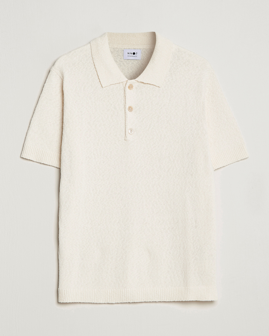 Button Down Knit Polo Mサイズ Cable Knit Polo - Olive