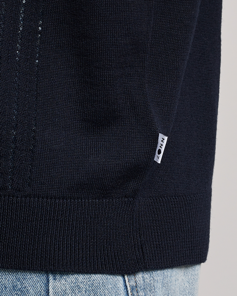 Men | Polo Shirts | NN07 | Thor Knitted Polo Navy Blue