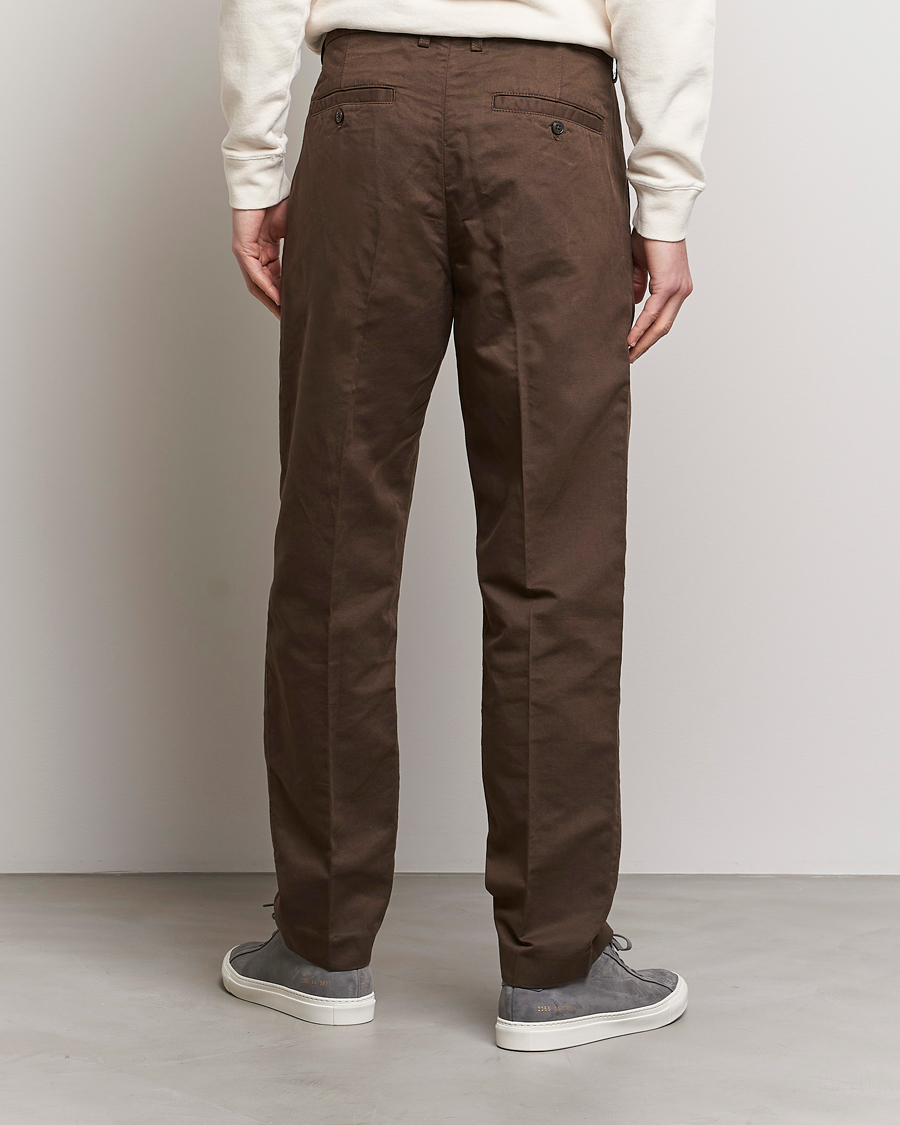 Men | Trousers | NN07 | Fritz Pleated Trousers Brown