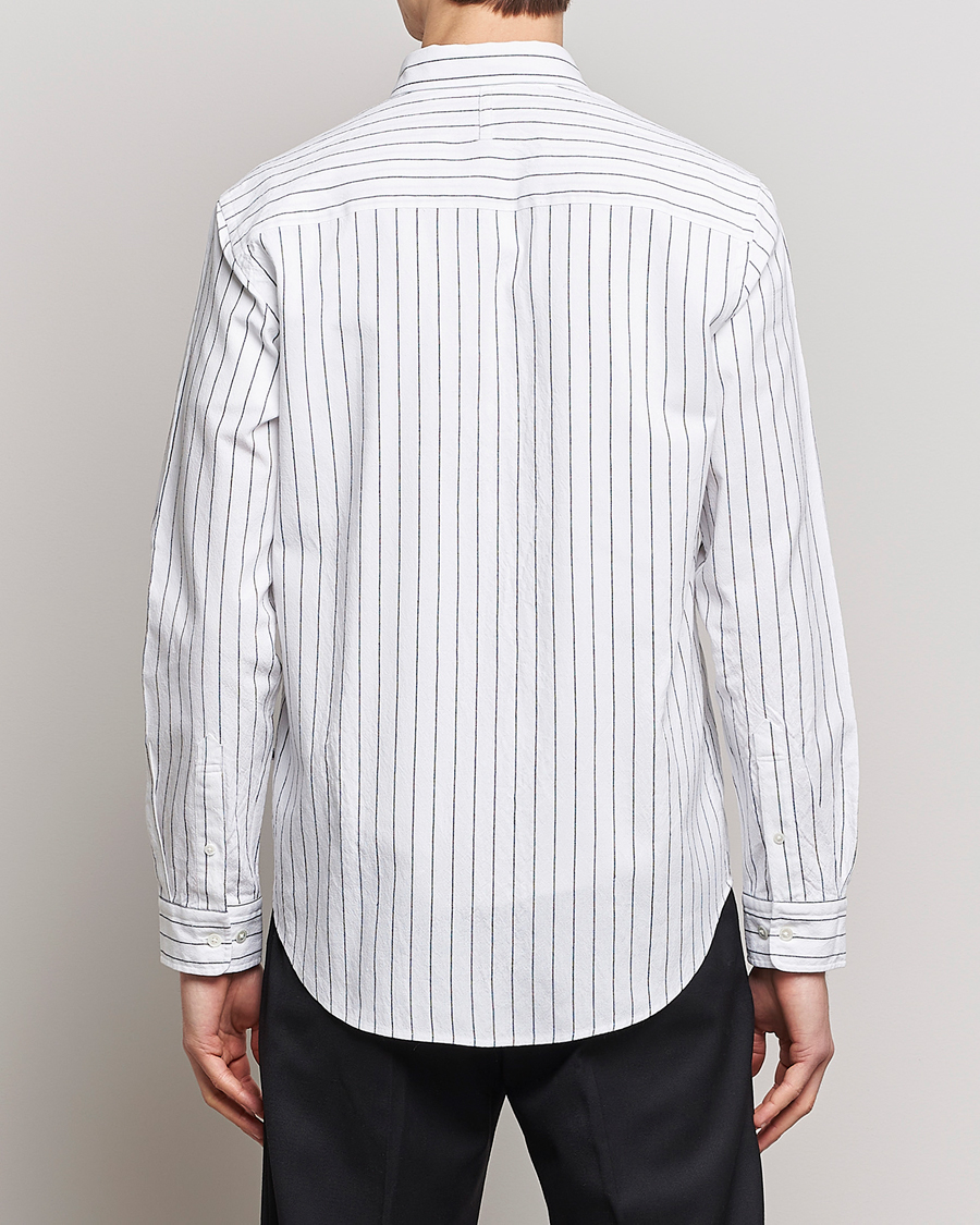 Men | Shirts | NN07 | Arne Creppe Striped Shirt Black/White