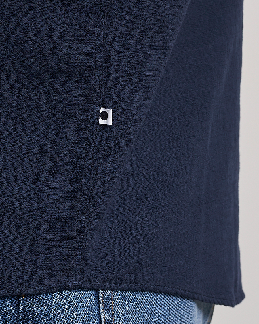 Men | Shirts | NN07 | Deon Jacquard Shirt Navy Blue