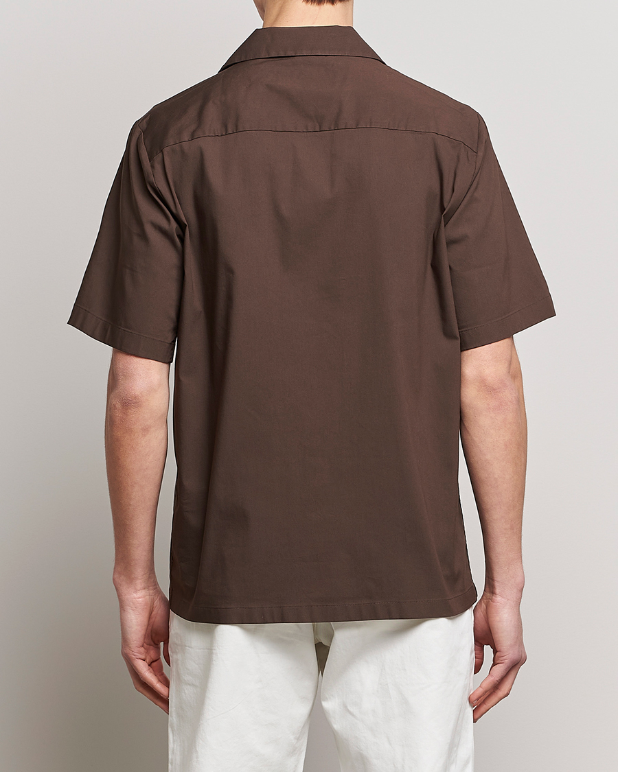 Men | Shirts | NN07 | Daniel Pocket Resort Collar Shirt Brown