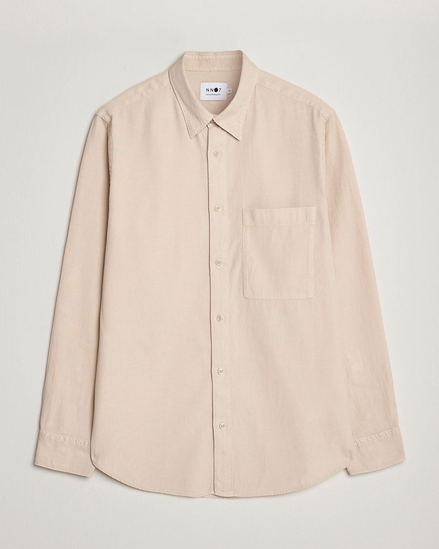 Men | Shirts | NN07 | Cohen Summer Cord Shirt Cream