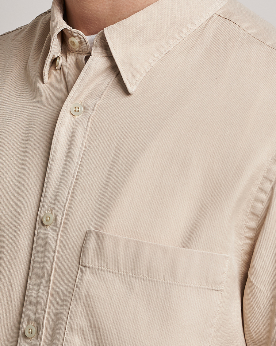 Men | Shirts | NN07 | Cohen Summer Cord Shirt Cream