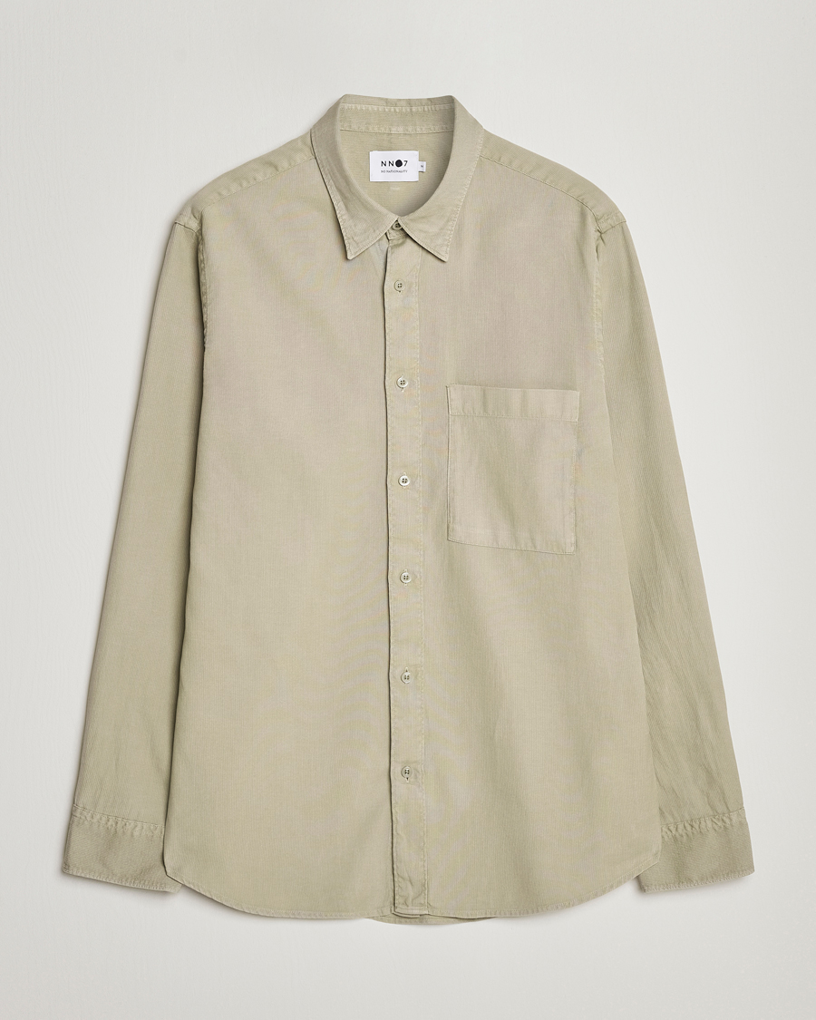 Men | Shirts | NN07 | Cohen Summer Cord Shirt Pale Green