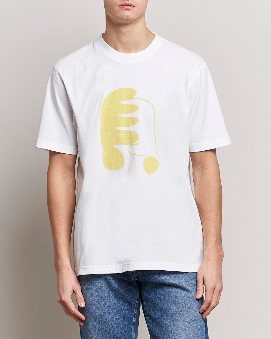 Men |  | NN07 | Adam Printed Crew Neck T-Shirt White