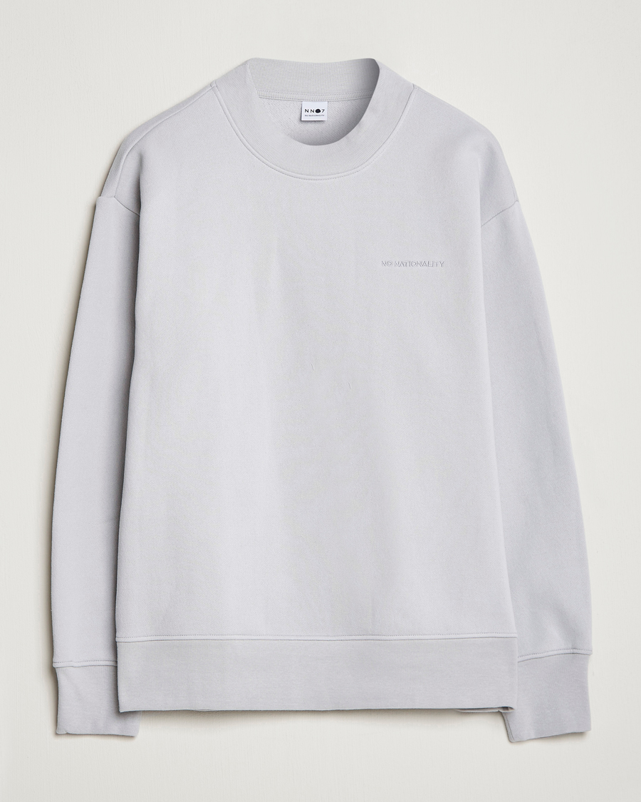 Men | Sweaters & Knitwear | NN07 | Briggs Mock Neck Sweater Harbour Mist