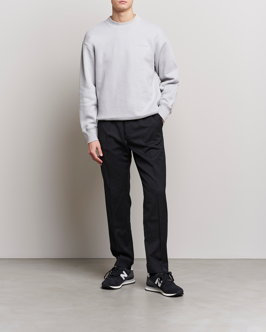 Men | Sweaters & Knitwear | NN07 | Briggs Mock Neck Sweater Harbour Mist