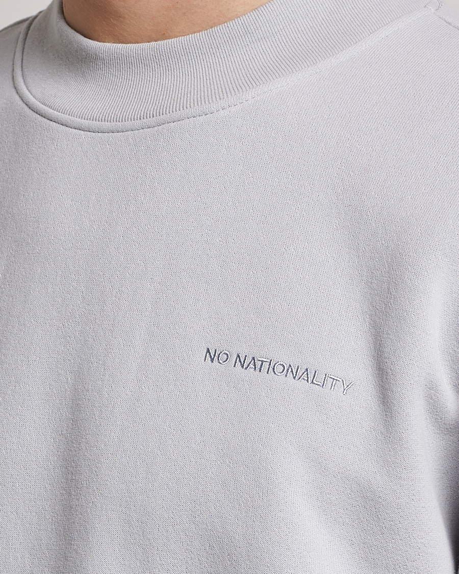 Men | Sweaters & Knitwear | NN07 | Briggs Mock Neck Sweater Harbour Mist