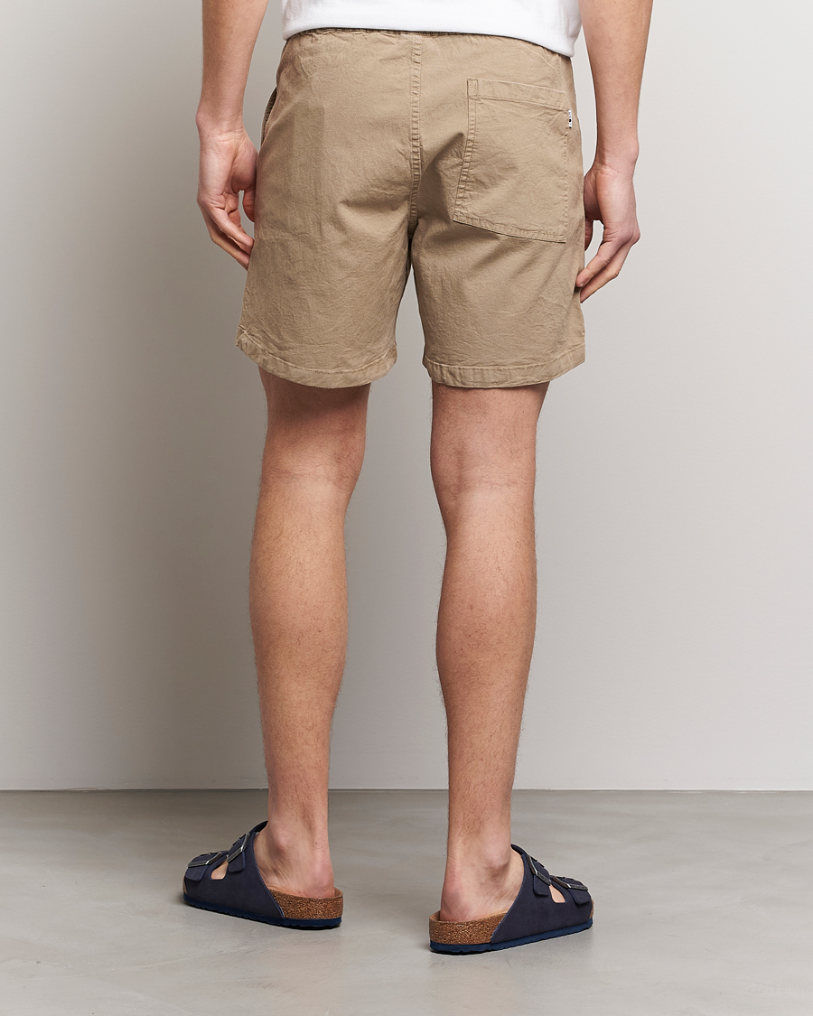 Men | Shorts | NN07 | Gregor Tencel Drawstring Shorts Greige