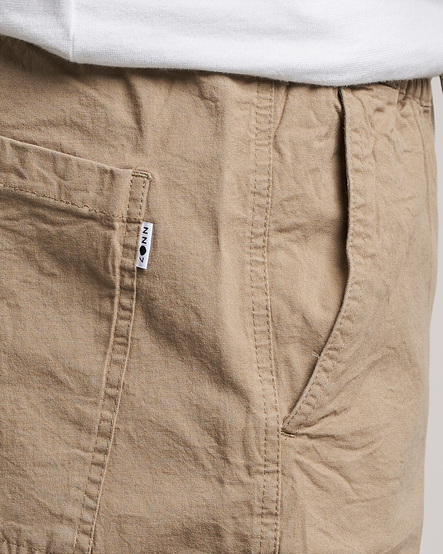 Men | Shorts | NN07 | Gregor Tencel Drawstring Shorts Greige