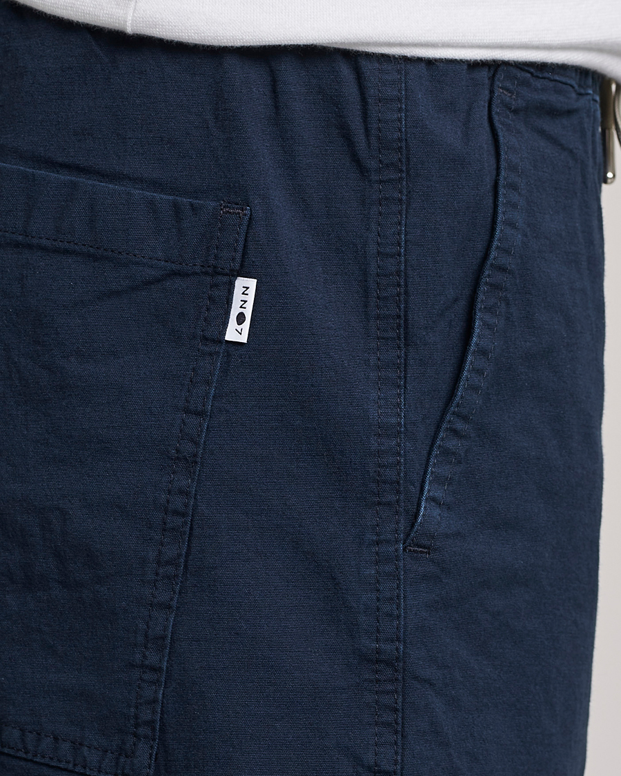 Men | Shorts | NN07 | Gregor Tencel Drawstring Shorts Navy Blue