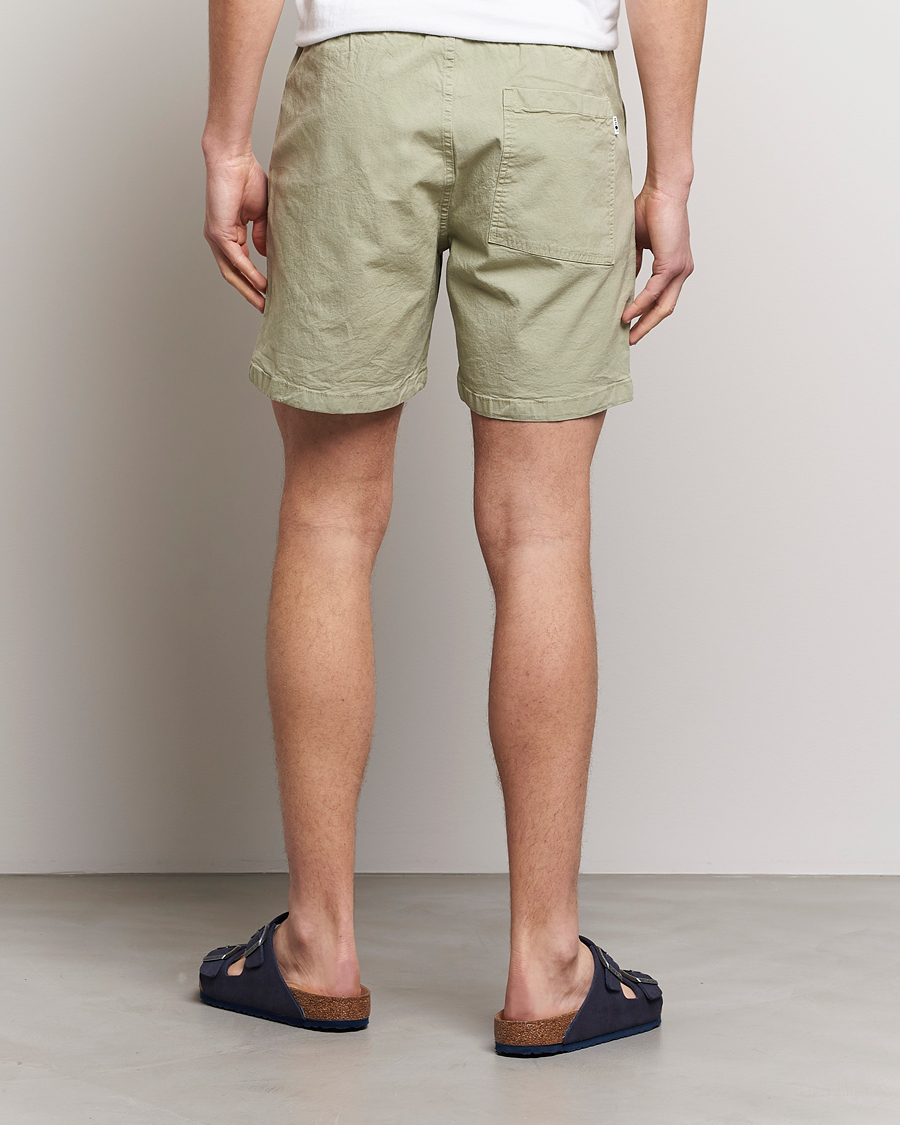 Men | Shorts | NN07 | Gregor Tencel Drawstring Shorts Pale Green