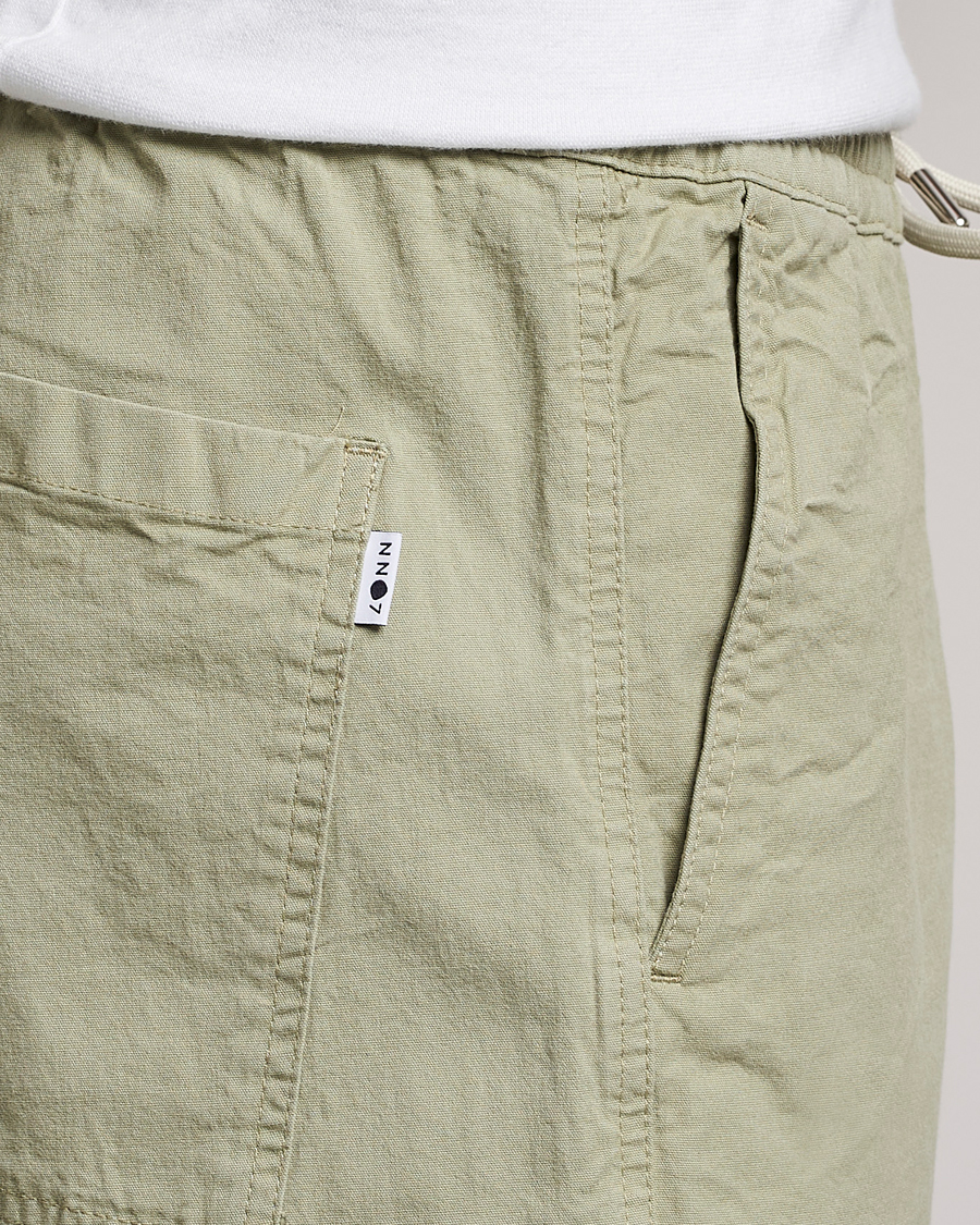 Men | Shorts | NN07 | Gregor Tencel Drawstring Shorts Pale Green