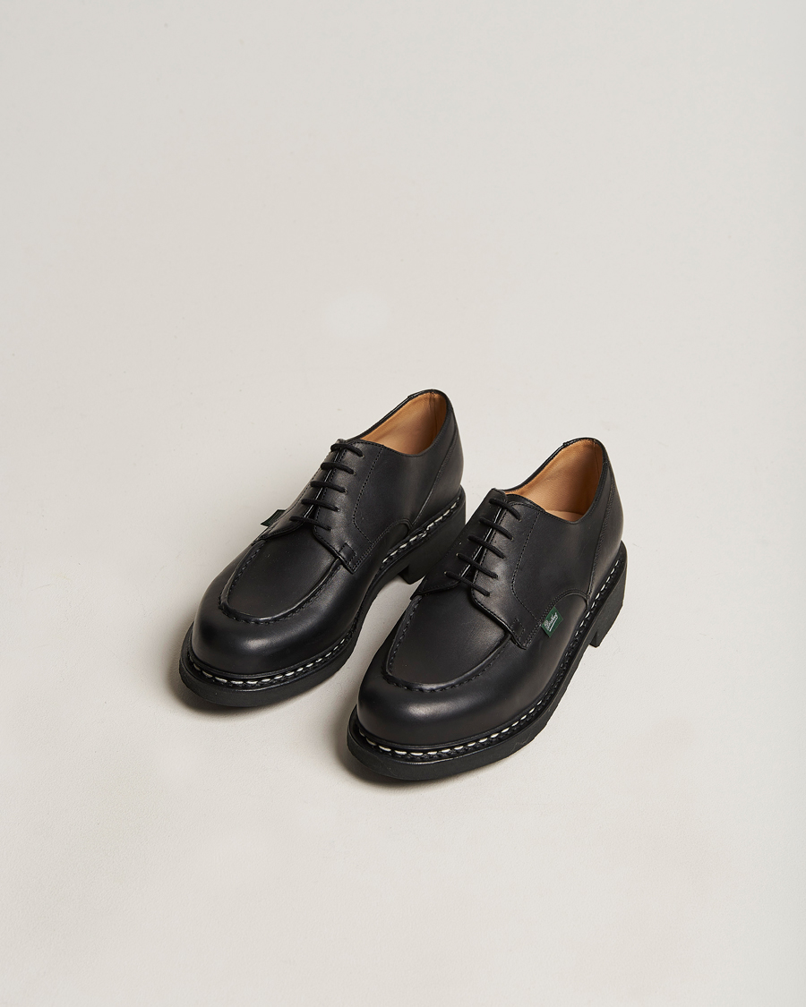 Men | Handmade shoes | Paraboot | Chambord Derby Black