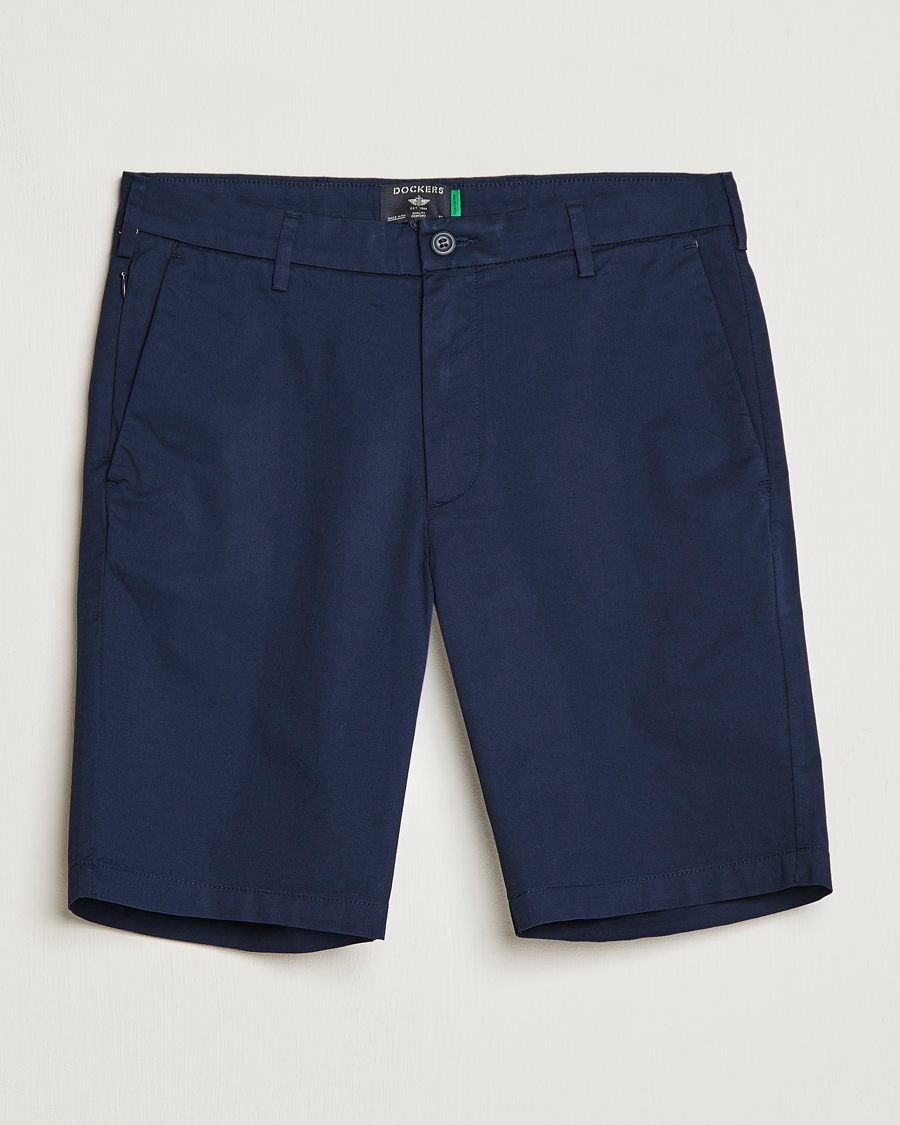 Men | Shorts | Dockers | Cotton Stretch Twill Chino Shorts Navy Blazer