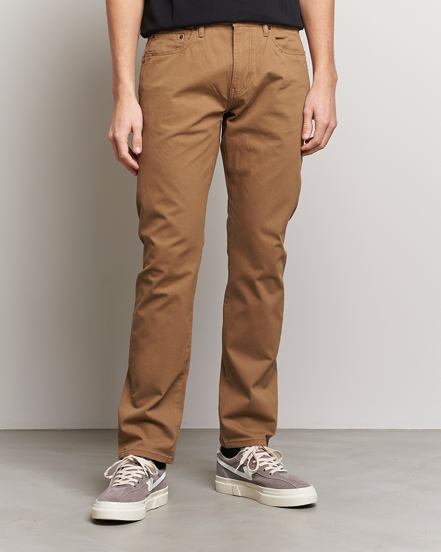 Men | Casual Trousers | Dockers | 5-Pocket Cotton Stretch Trousers Otter