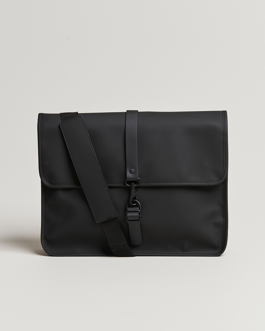 Men | RAINS Messenger Bag Black | RAINS | Messenger Bag Black