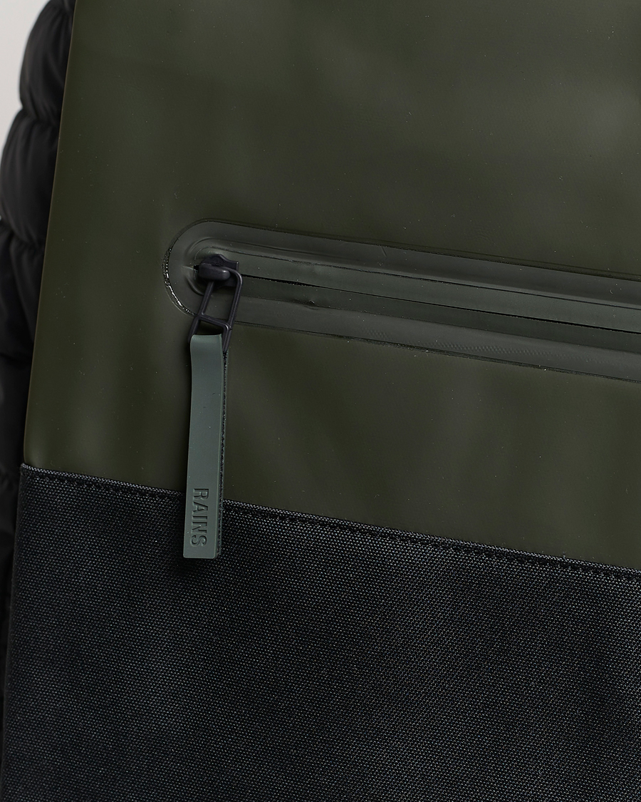 Men | RAINS Trail Rolltop Backpack Green | RAINS | Trail Rolltop Backpack Green