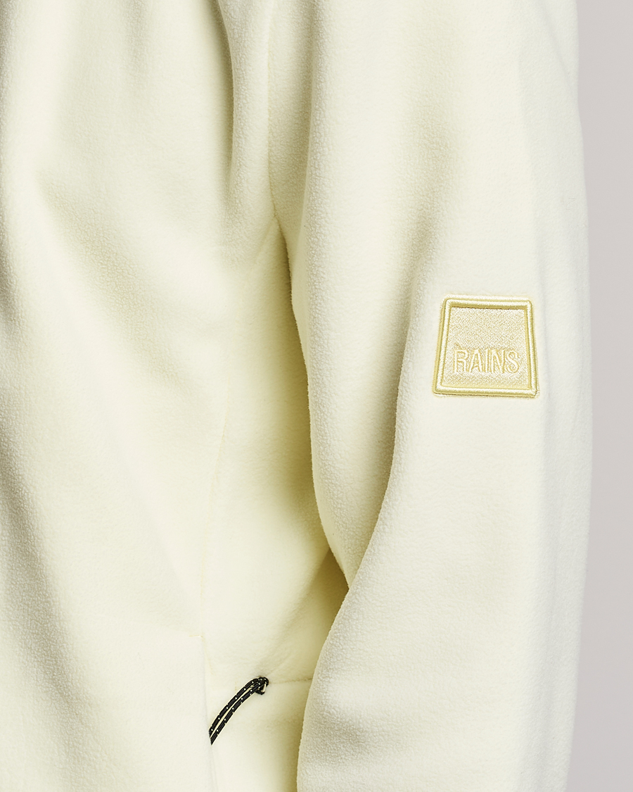 Men | Sweaters & Knitwear | RAINS | Fleece Half-Zip Pullover Straw