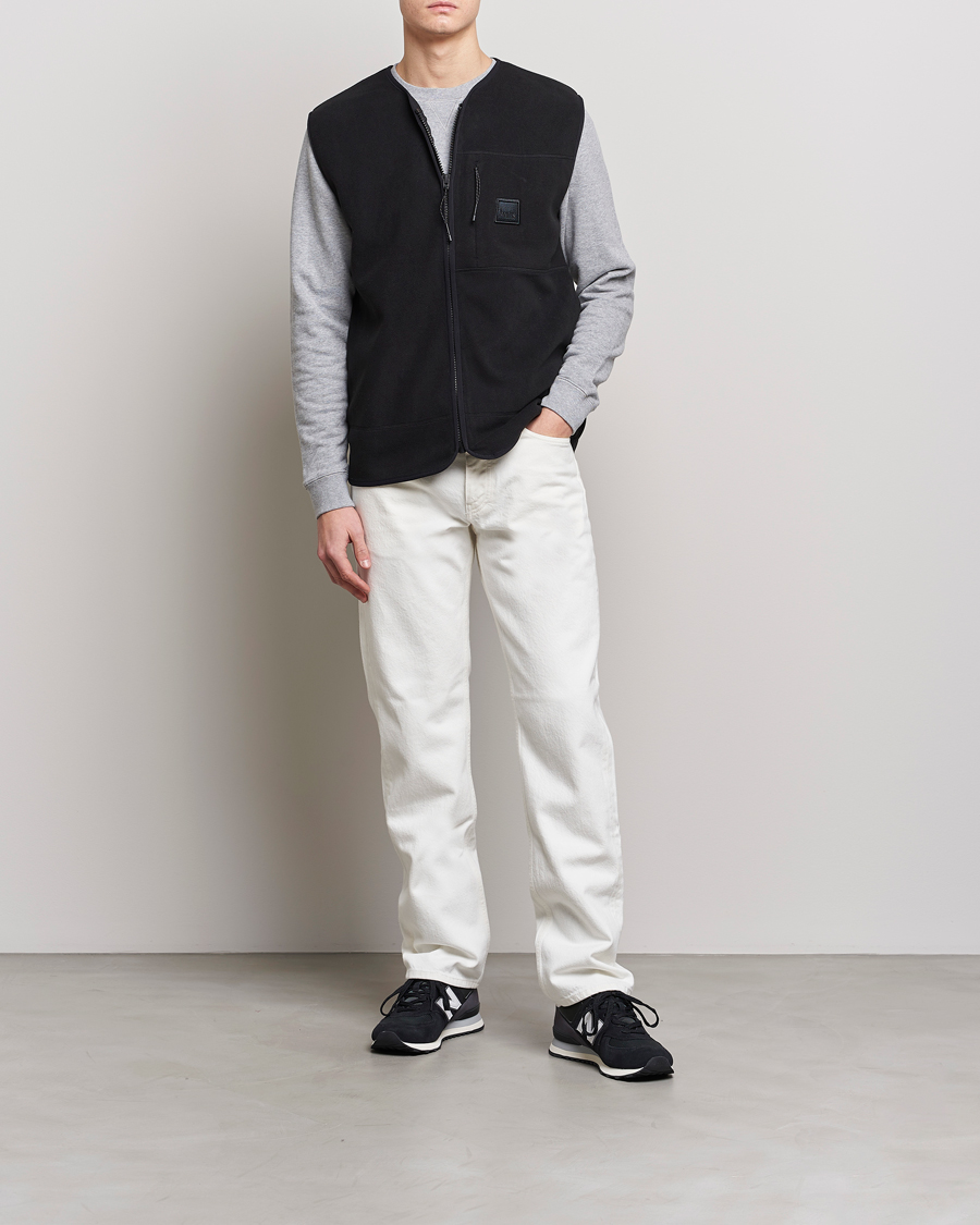 Men | Sweaters & Knitwear | RAINS | Fleece Vest Black