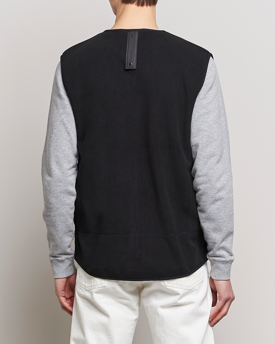 Men | Sweaters & Knitwear | RAINS | Fleece Vest Black