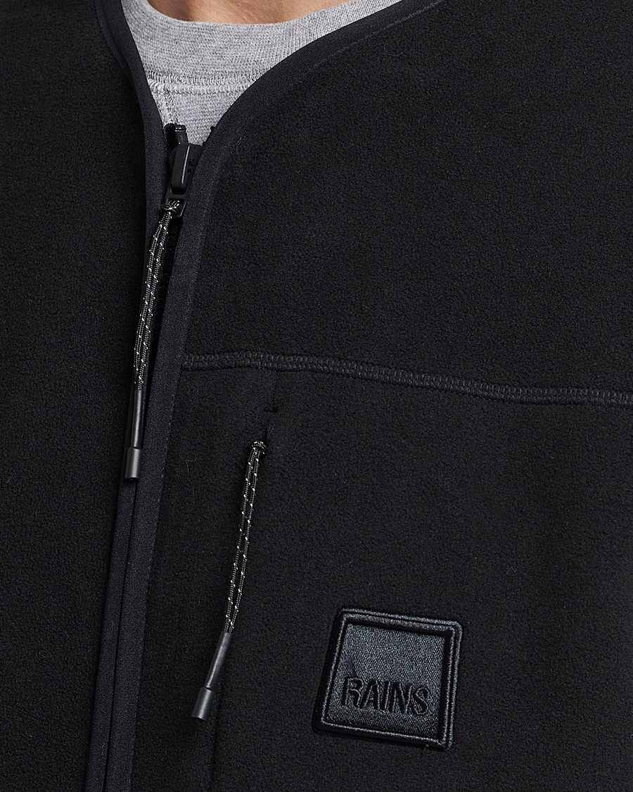 Men | Sweaters & Knitwear | RAINS | Fleece Vest Black