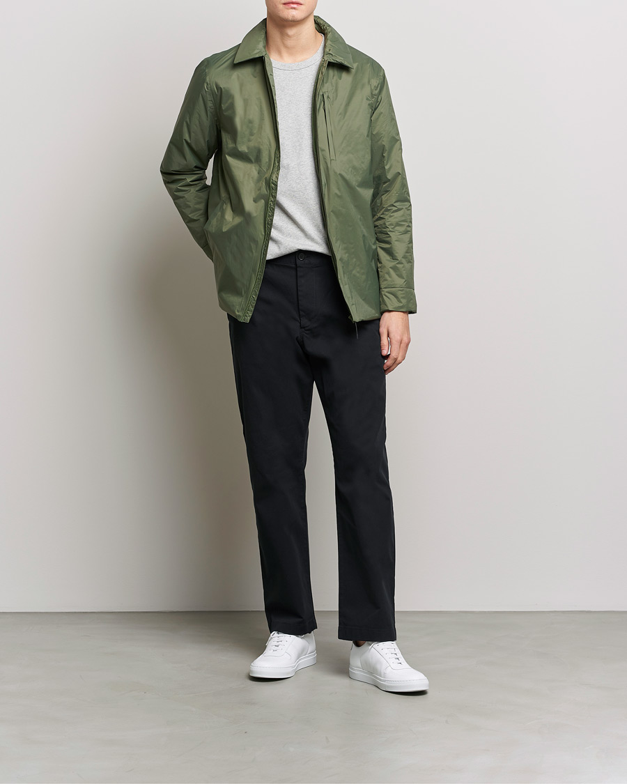 Men | Coats & Jackets | RAINS | Fuse Shirt Jacket Evergreen