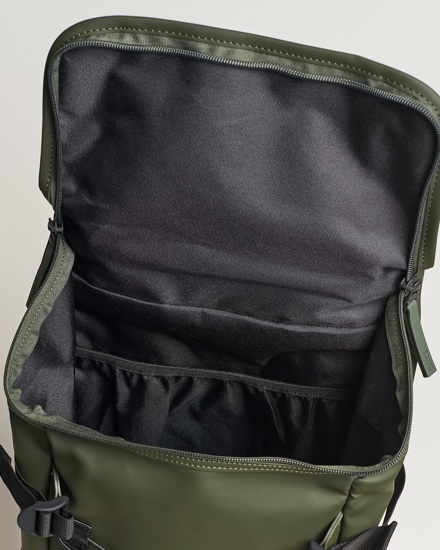 Men | RAINS Trail Mountaineer Backpack Green | RAINS | Trail Mountaineer Backpack Green