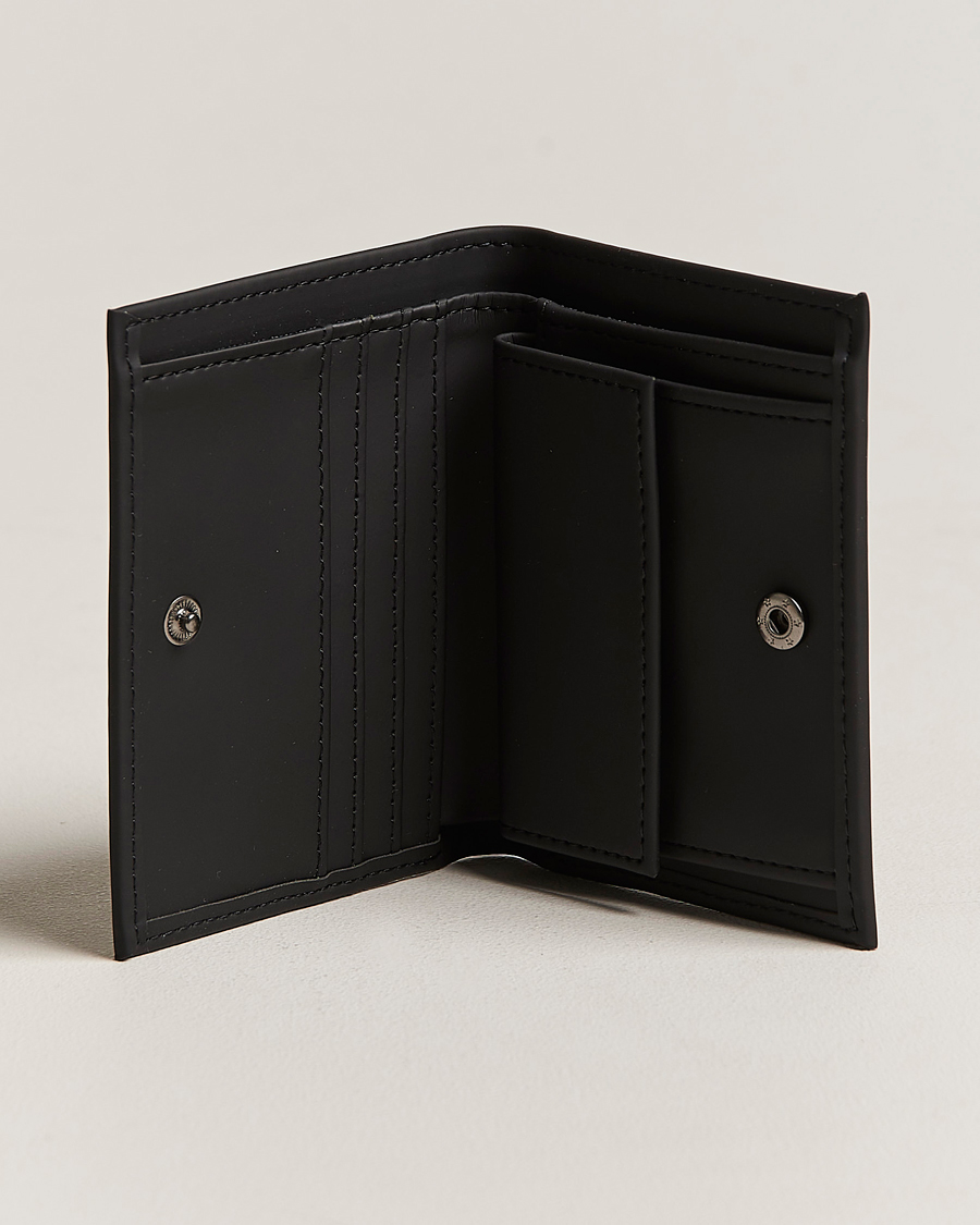 Men | Bi-fold & Zip Wallets | RAINS | Folded Wallet Black