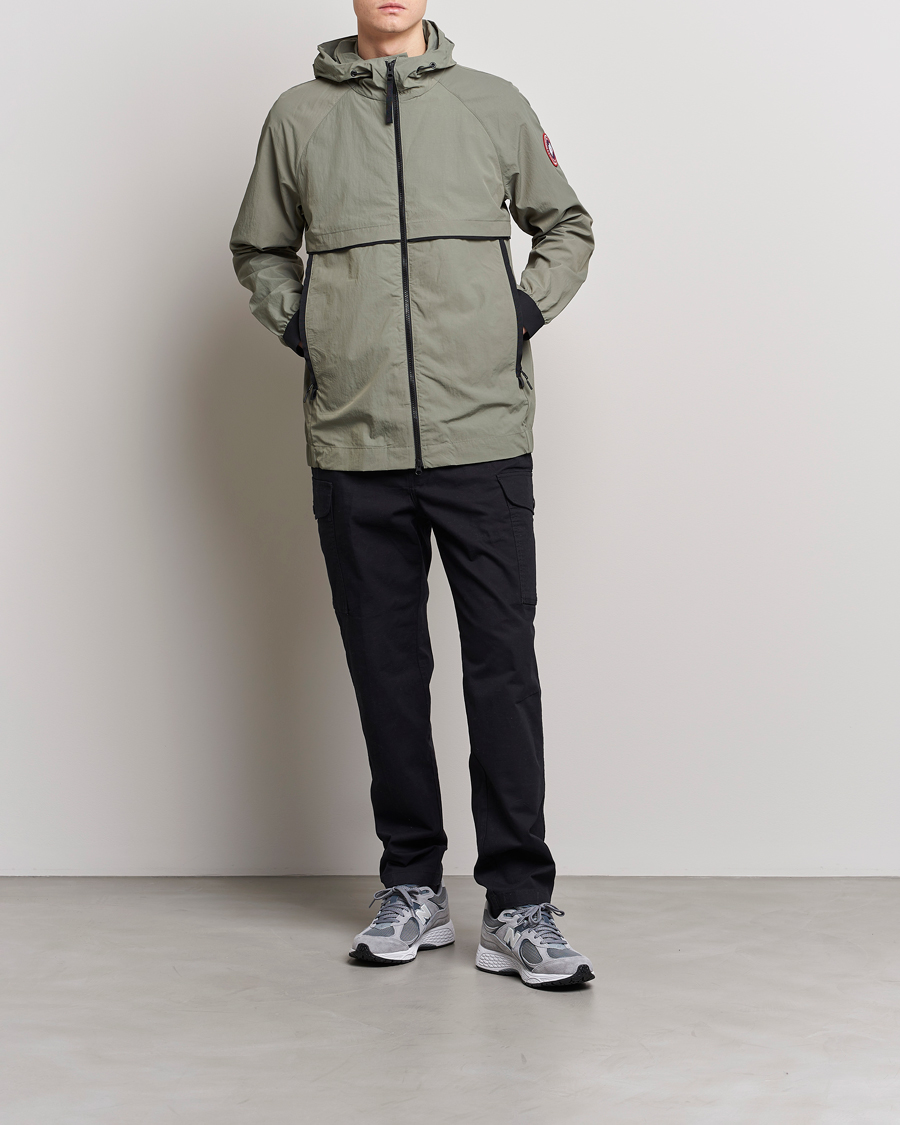 Men | Coats & Jackets | Canada Goose | Faber Wind Hoody Sagebrush