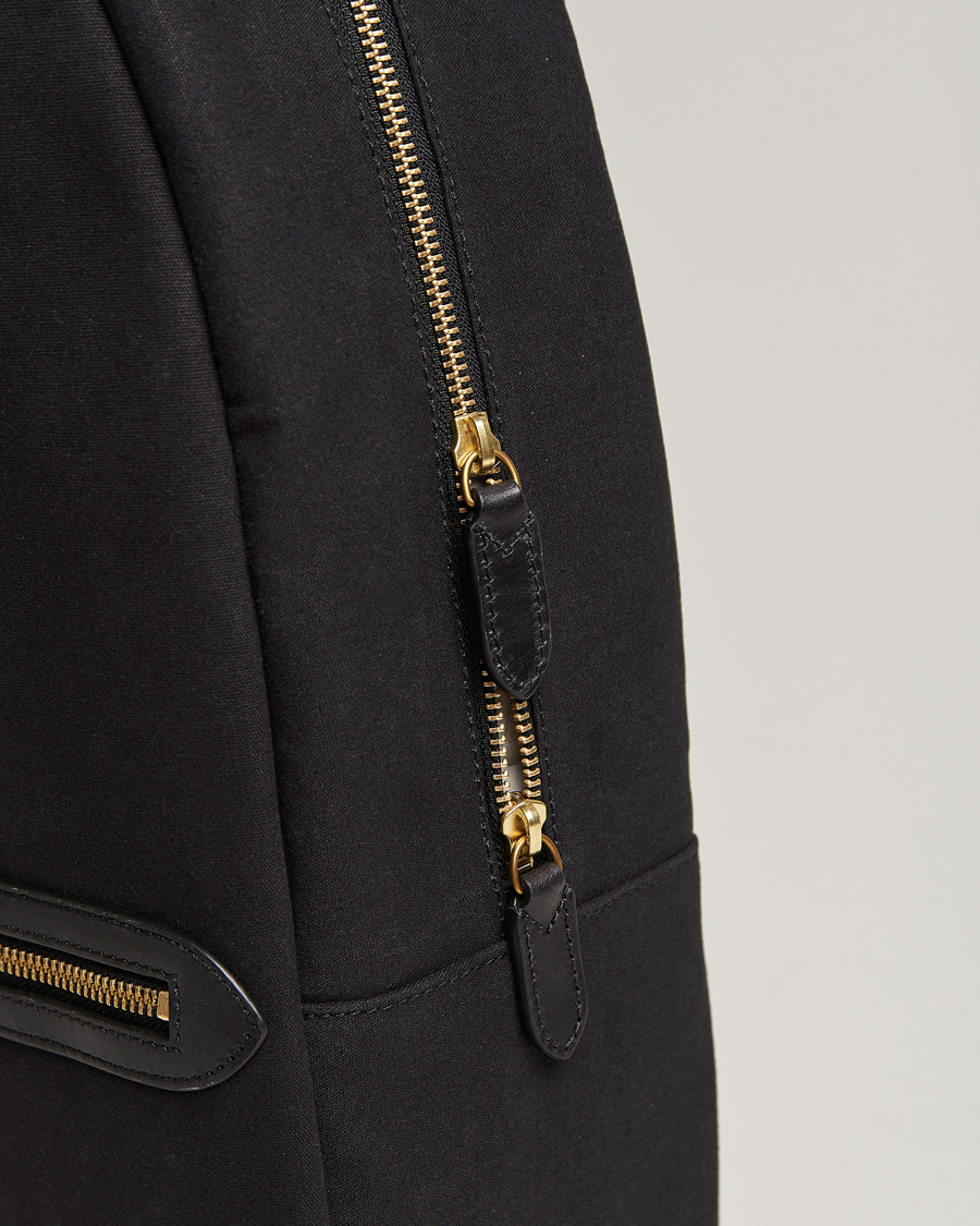 Men | Polo Ralph Lauren Canvas/Leather Backpack Black | Polo Ralph Lauren | Canvas/Leather Backpack Black