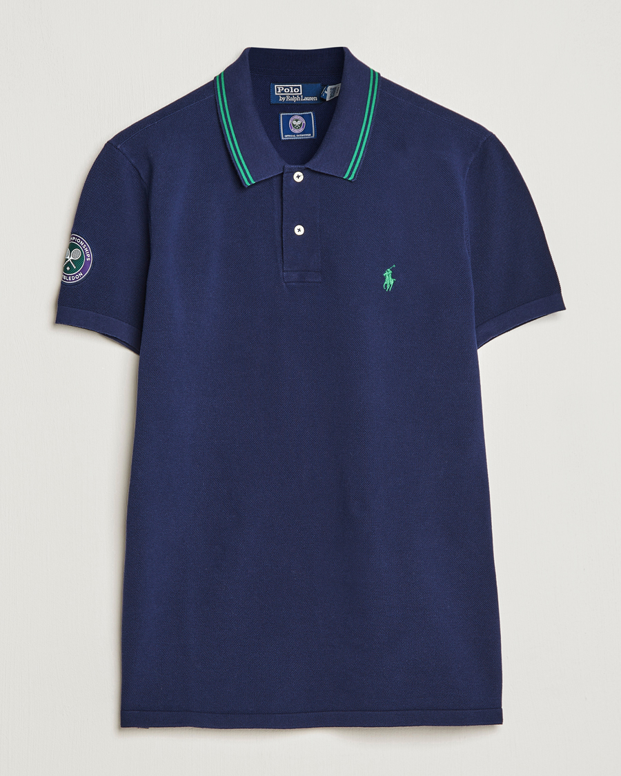 Men | Polo Shirts | Polo Ralph Lauren | Custom Slim Fit Wimbledon Polo Refined Navy