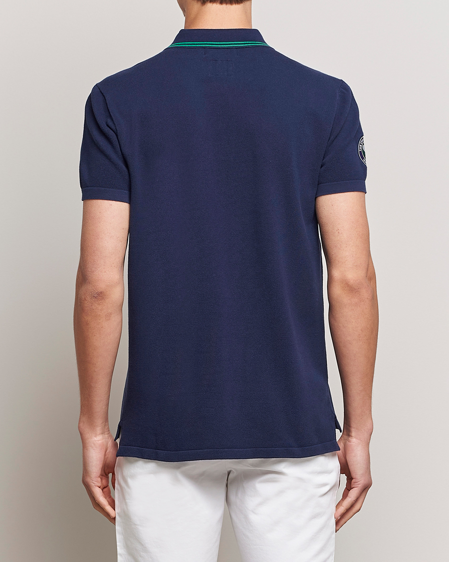 Men | Polo Shirts | Polo Ralph Lauren | Custom Slim Fit Wimbledon Polo Refined Navy