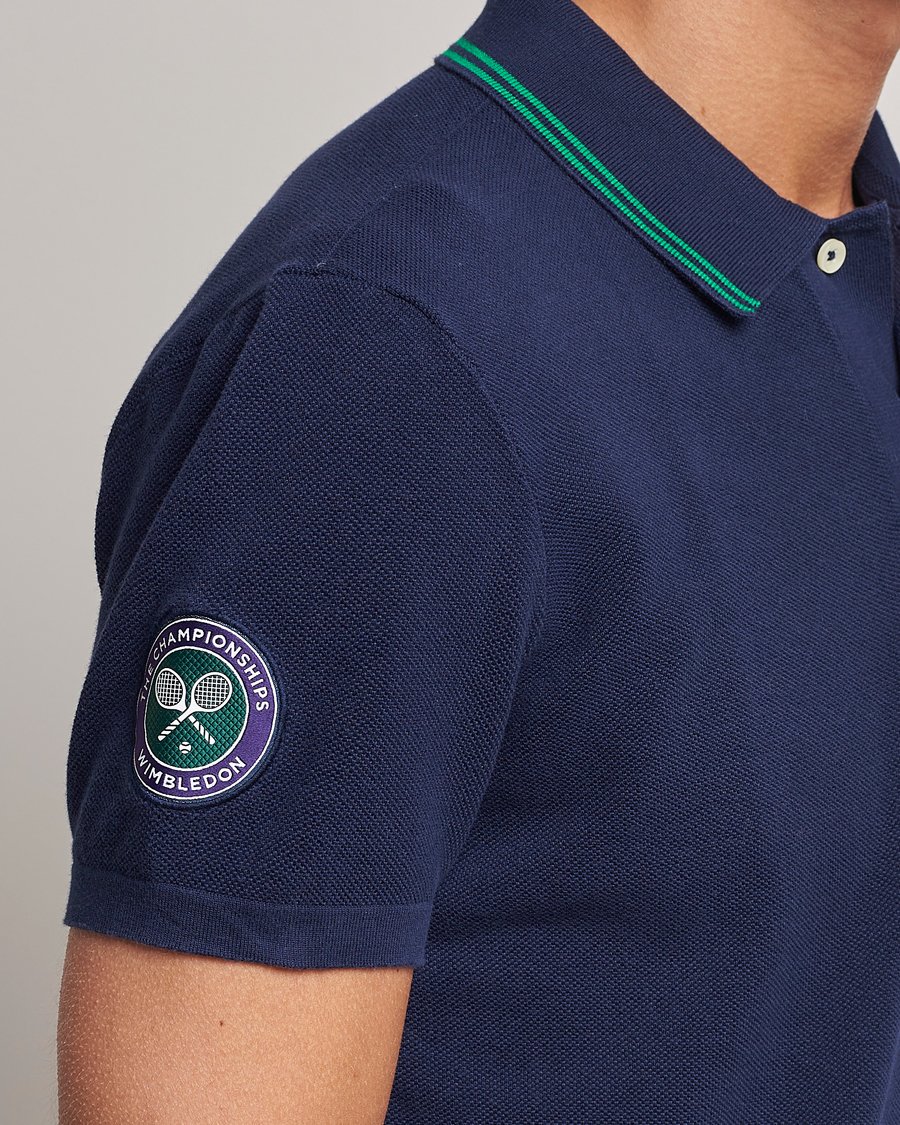 Men | Polo Shirts | Polo Ralph Lauren | Custom Slim Fit Wimbledon Polo Refined Navy