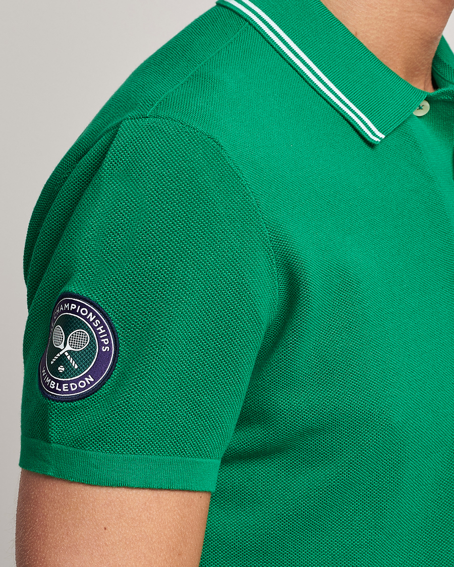 Men | Polo Shirts | Polo Ralph Lauren | Custom Slim Fit Wimbledon Polo Stem Green
