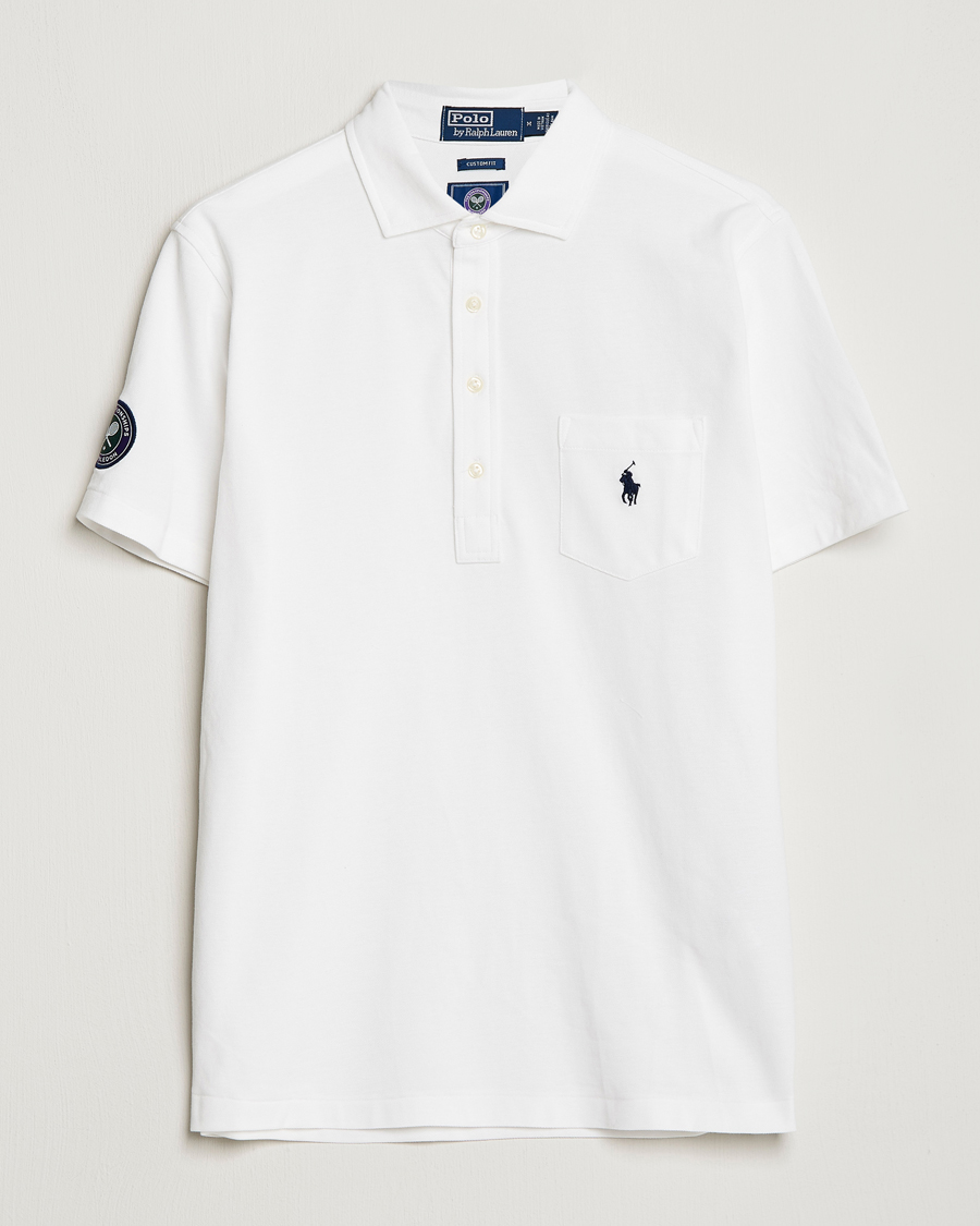 Men | Polo Shirts | Polo Ralph Lauren | Wimbledon Pocket Polo White