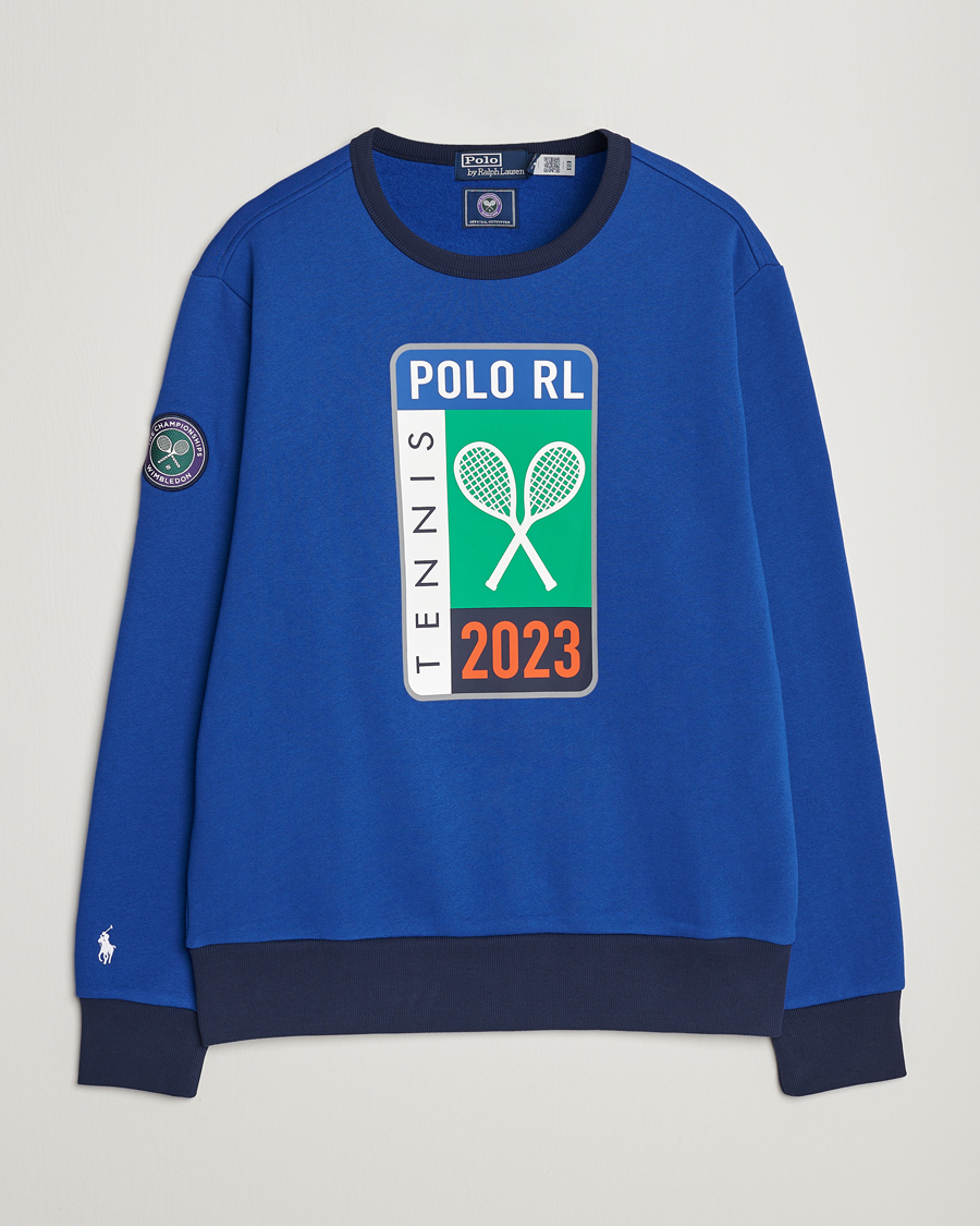 Men | Sweaters & Knitwear | Polo Ralph Lauren | Fleece Logo Sweatshirt Sapphire Star