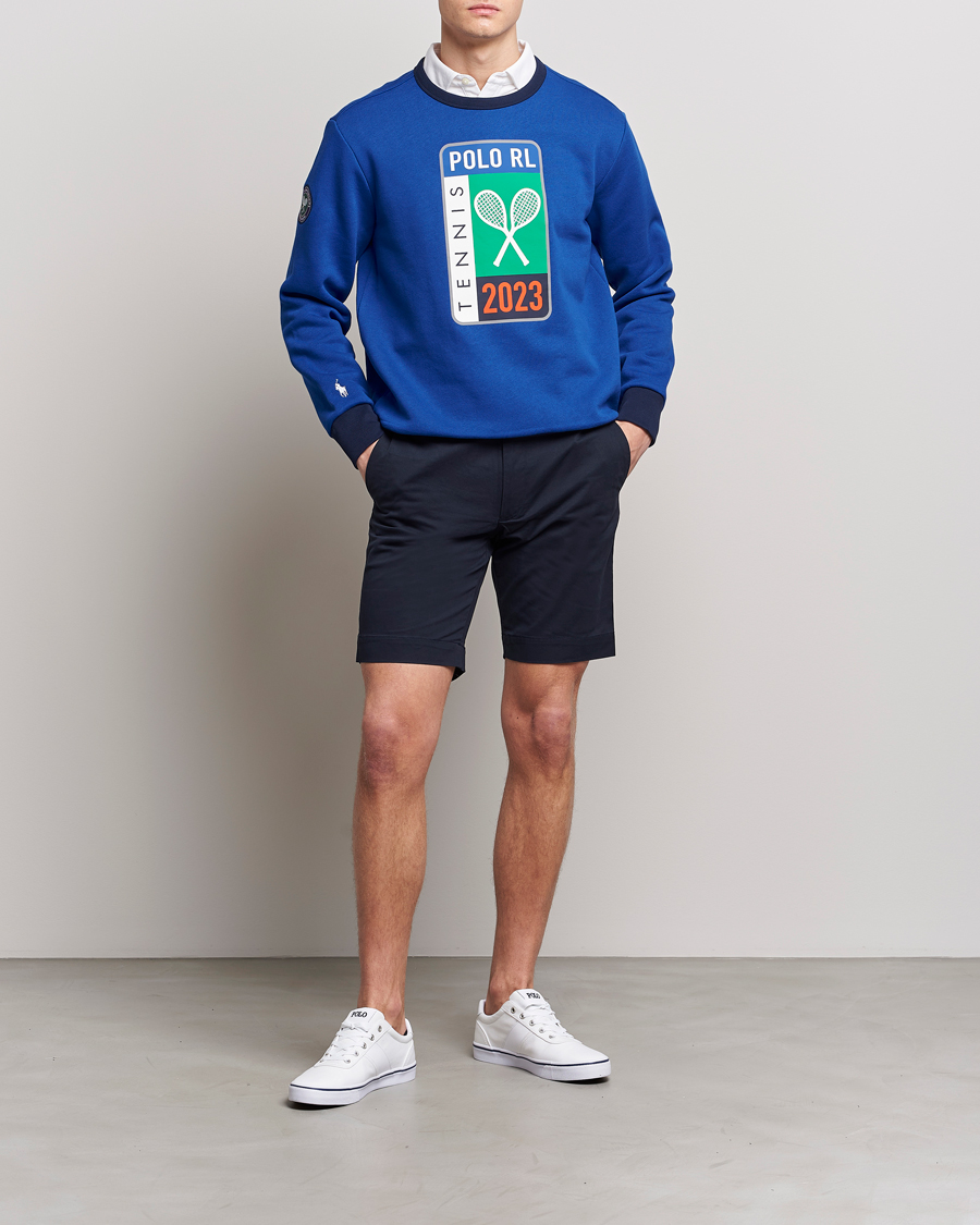 Men | Sweaters & Knitwear | Polo Ralph Lauren | Fleece Logo Sweatshirt Sapphire Star